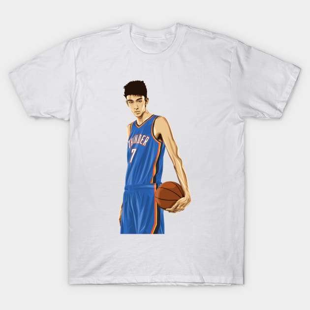 Chet Holmgren OKC Thunder T-Shirt by knnthmrctn